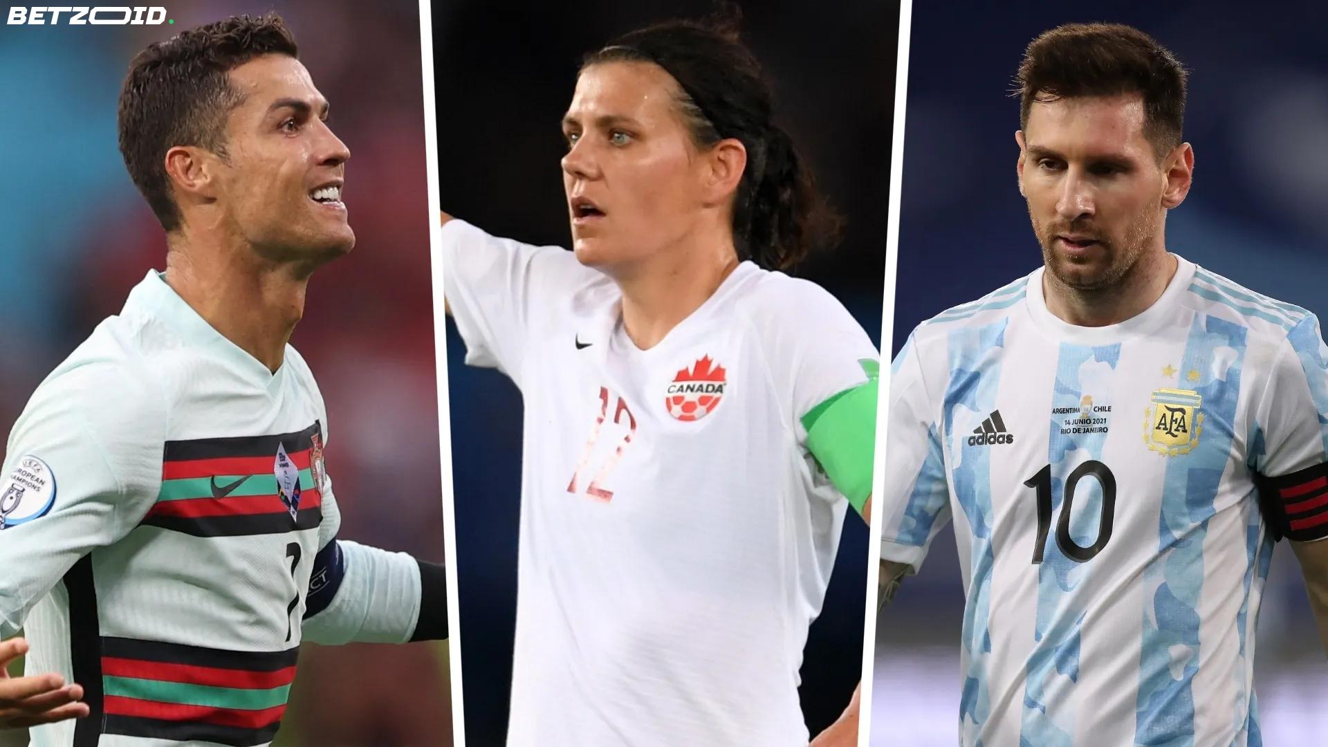 Christine Sinclair Has More International Goals Than Ronaldo and Messi — And It's Not Close.