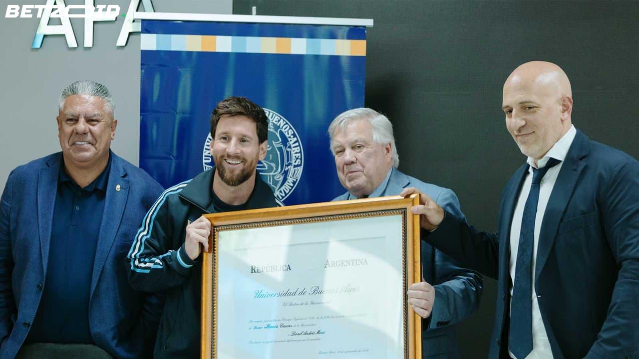 Dr. Messi: Argentina Icon Honoured Before His Last International Match.