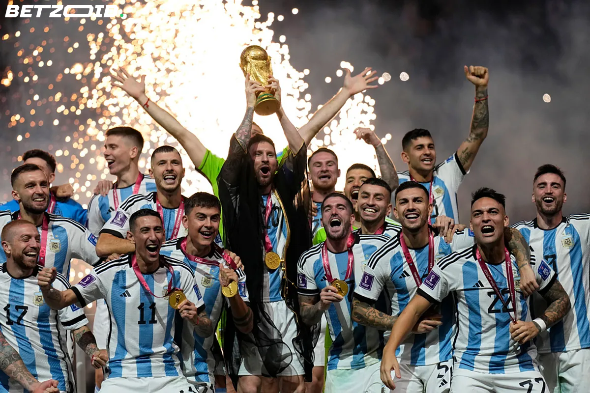 FIFA drops unseen footage of Messi and the moment Argentina became world champions.