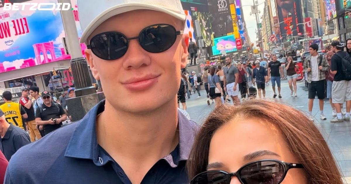 Haaland Walked Through Times Square and Nobody Batted an Eye.