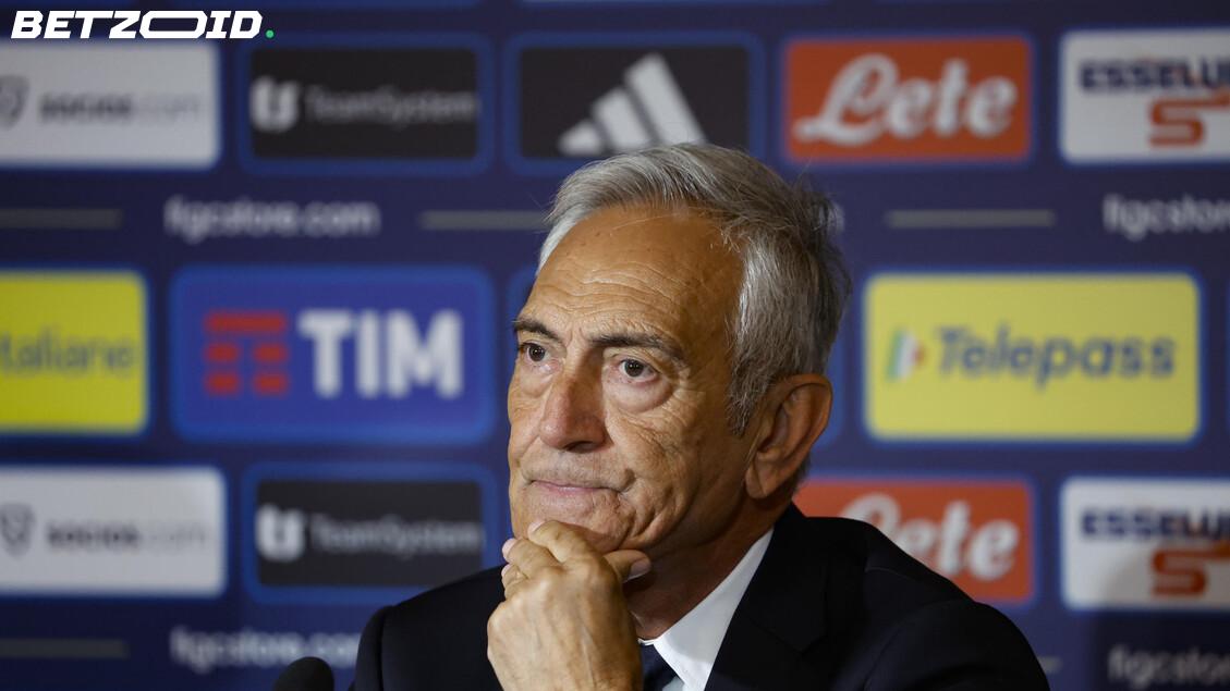 Italy's Third World Cup Absence Puts Gravina on the Brink — But He's Not Going Quietly.