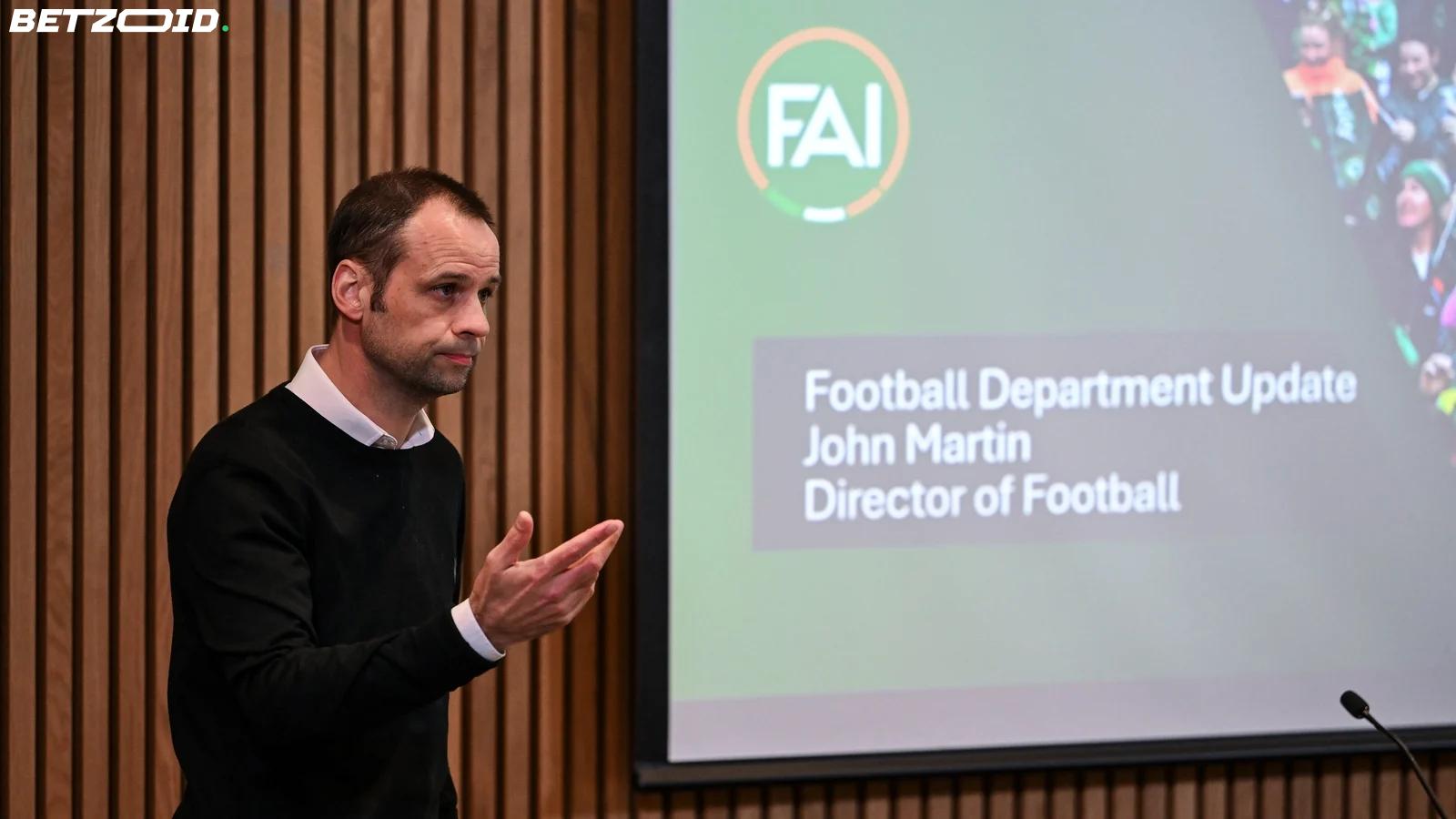 John Martin Tells Ireland Fans: Blame Me and Courell, Not the Players.