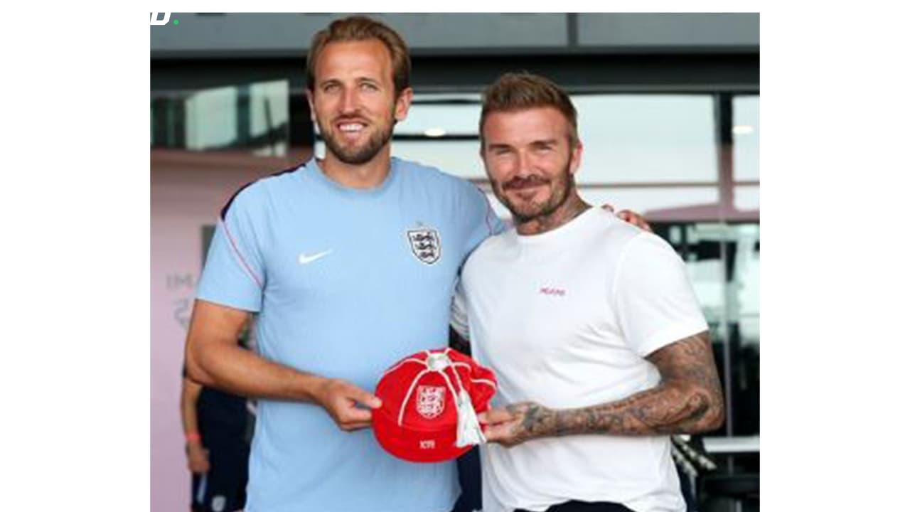 Kane hands Beckham his legacy cap as England march into World Cup semi-finals.