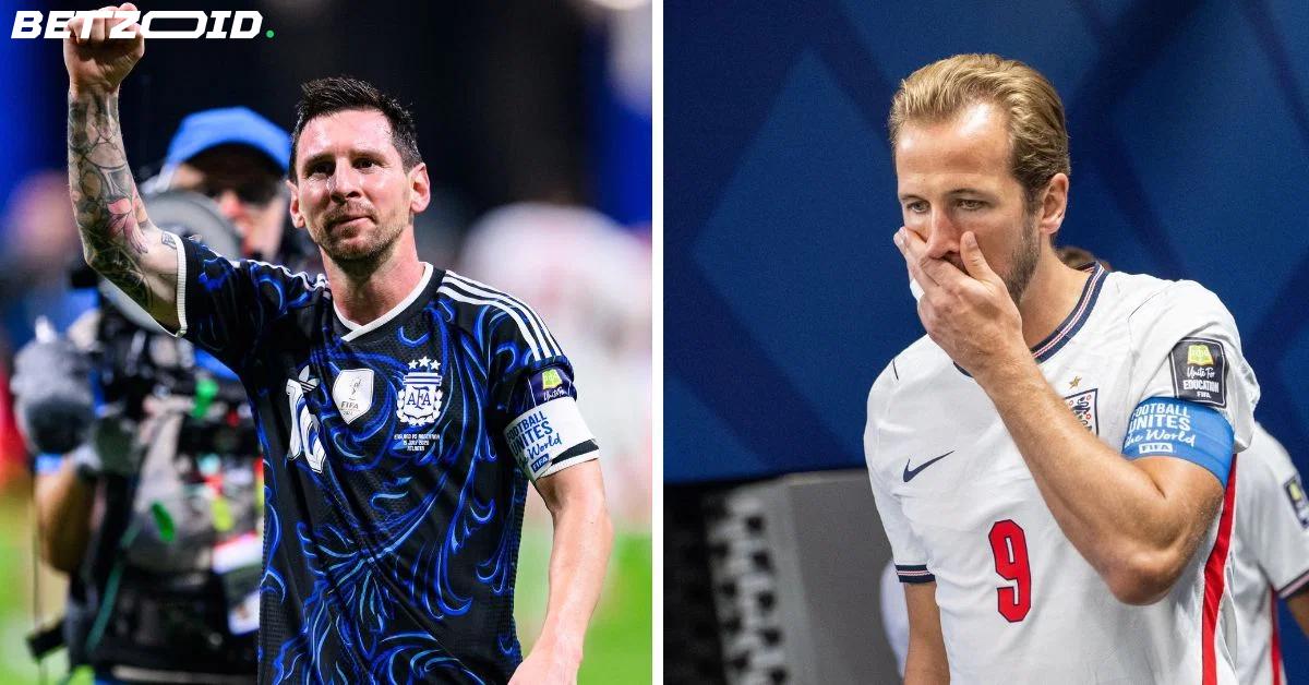 Kane on Messi's World Cup knockout: 'There's always going to be a loser'.