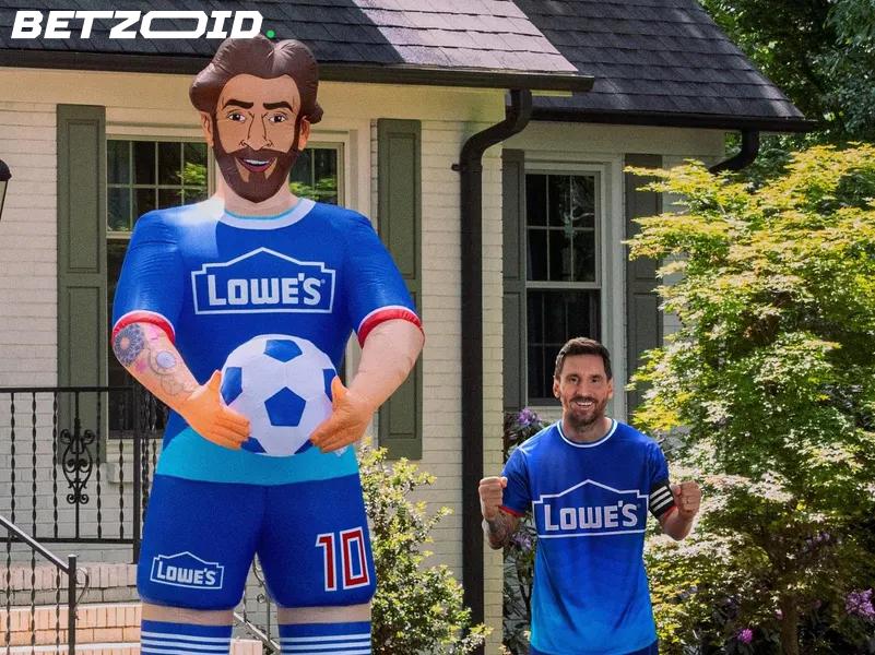 Lowe's Is Putting a 10-Foot Messi on America's Lawns for the World Cup.