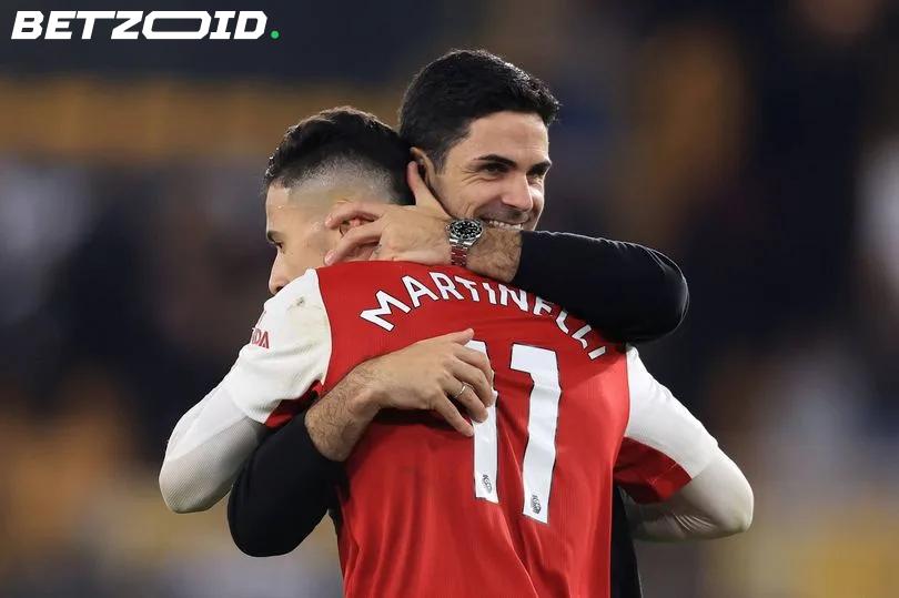 Martinelli's farewell says everything: Arteta didn't get a mention.