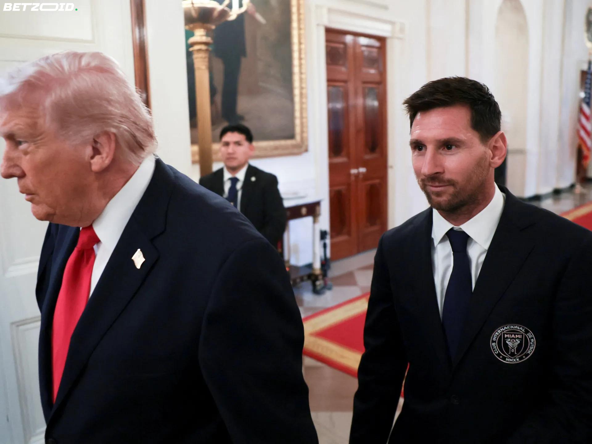 Messi Under Fire for Applauding Trump's War Comments at White House.