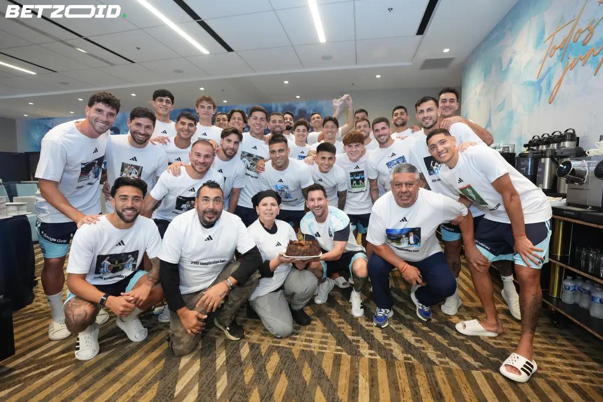 Messi's 39th Birthday at the World Cup: Custom Shirts, a Cake, and Five Goals in Two Games.