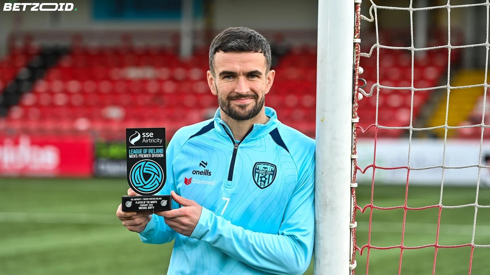 Michael Duffy Claims First Player of the Month Award of the Season.