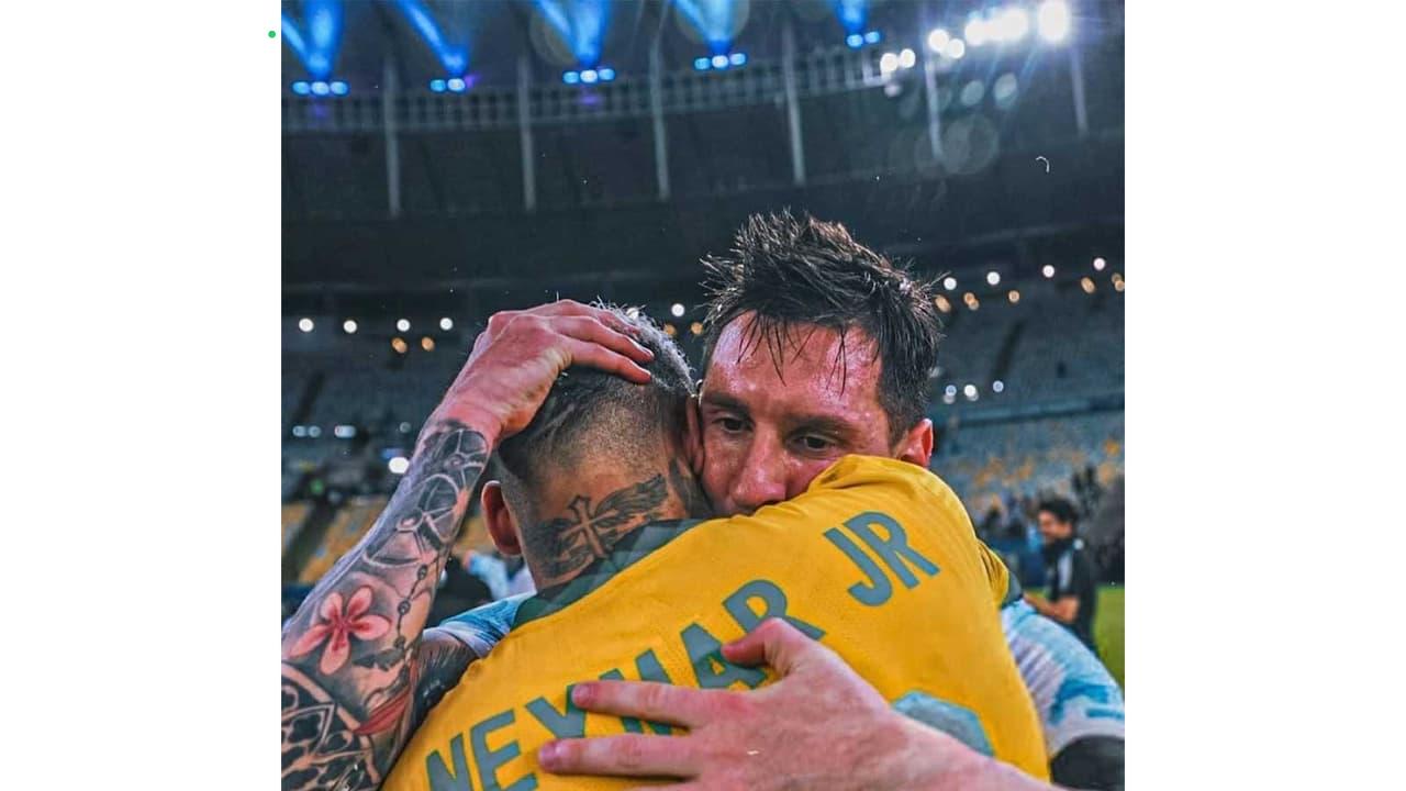 Neymar's Farewell Message to Messi: 'An Honour to Have Made History Alongside You'.