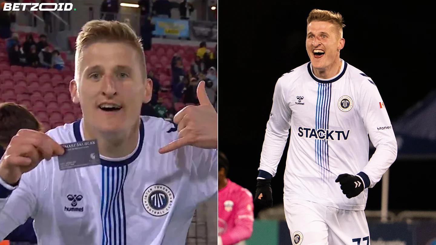 Tomasz Skublak Celebrated a CPL Goal With a Business Card — and the Salary Cap Explains Everything.
